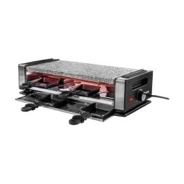 UNOLD Tischgrill Raclette Delice Basic 48760, para 8 personas, 2 placas antiadherentes desmontables, potencia 1200W, termostato ajustable, color negro y acero inoxidable Precio: 127.89000015. SKU: B19QQBRQAD