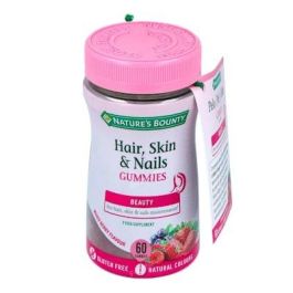 NATURE'S BOUNTY Gummies Pelo, Piel y Uñas con Biotina, Zinc y Vitamina C Sabor Frutas del Bosque 60 Gominolas Precio: 17.8899996. SKU: B1FKPZVWLR