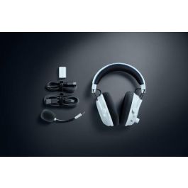 Razer BlackShark V3 Pro RZ04-05400600-R3G1 Auriculares Inalámbricos/Alámbricos Diadema Gaming Blanco con Noise Canceling y THX Spatial Audio