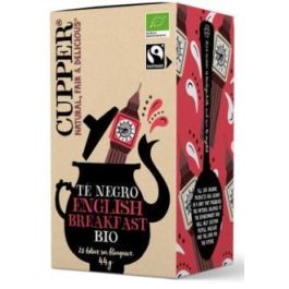 CUPPER Té Negro English Breakfast, Infusión Ecológica en Bolsitas - 20 Bolsas Bio Precio: 3.8900004. SKU: B1AE57T67M