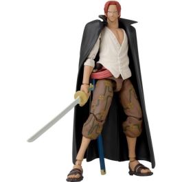 Bandai 36935 Figura de Acción Coleccionable Anime Heroes One Piece Shanks "Le Roux" 17 cm con 16 Puntos de Articulación