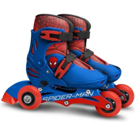 Spiderman Patines de Línea Ajustables Talla 27-30 para Niños con Cierre Seguro y Freno Trasero Precio: 53.49999996. SKU: S7120792
