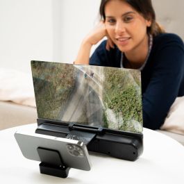 Amplificador de Pantalla para Móviles con Altavoz Recargable Screenier InnovaGoods