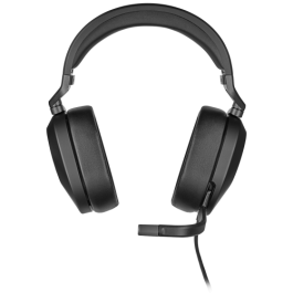 Corsair CA-9011270-EU Auriculares Alámbrico de Mano para Juego, Cancelación de Ruido, Carbono