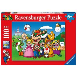 Ravensburger Puzzle 100 Piezas XXL Super Mario, Juego Educativo y Entretenido para Niños Mayores de 6 Años