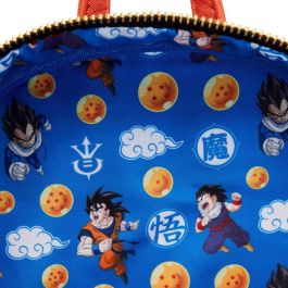 Loungefly Mochila Dragon Ball Z en Piel Vegana, Diseño Trio, 31cm