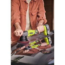 Ryobi R18P-0 Pulidora Orbital ONE+ 18V 125mm con 3 Almohadillas (Sin Batería ni Cargador)