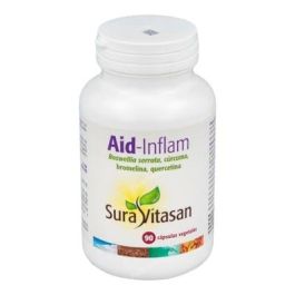 SURA VITASAN Aid-Inflam 90 Cápsulas - Boswellia, Cúrcuma, Quercitina y Bromelina para el Bienestar Articular Precio: 67.4999996. SKU: B1A8Y3TWQ7