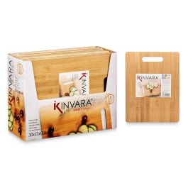 Kinvara Tabla de Cortar de Bambú Rectangular con Asa 30x23 cm (12 Unidades)