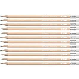 Stabilo Lápiz Grafito Swano con Goma, Color Pastel Melocotón - 12 Unidades Precio: 3.95000023. SKU: B18MF27VG2