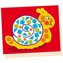 Ses Creative - Kit de Mosaico para Niños: Estoy Aprendiendo Mosaico con Formas de Espuma Autoadhesivas y 4 Diseños