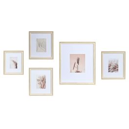 Marco Foto Boho DKD Home Decor Natural Blanco 1.5 x 45 x 32.5 cm Set de 5 Precio: 42.50000007. SKU: B1BEYFRW4T