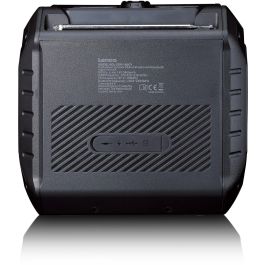 Lenco ODR-160GY Radio Portátil Digital DAB+ FM Bluetooth USB SD IPX5 Gris 35W