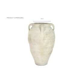 DKD Home Decor Ánfora Mediterránea Colección Jerba de Terracota Artesanal y Hecha a Mano, 4 Asas, Boca 30 cm, 57x57x93 cm DKD Home Decor Ánfora Mediterránea Colección Jerba de Terracota Artesanal y Hecha a Mano, 4 Asas, Boca 30 cm, 57x57x93 cm
