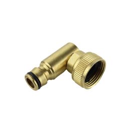 Conector roscado 3/4" codo laton aqua control