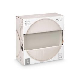 Plato Llano 26 Cm Liso Gris Vessia (12 Unidades) Plato Llano 26 Cm Liso Gris Vessia (12 Unidades)