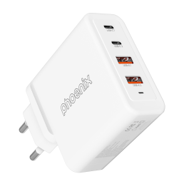 Phoenix technologies Cargador 100 W Gan USB Tipo C para Laptops, Tablets y Dispositivos Varios, 2 USB-C y 2 USB-A Precio: 31.996272. SKU: B1DNBZW5AG