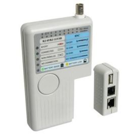 WP Cabling WPC-TST-002 Tester Probador de Cables RJ11, RJ12, RJ45, BNC, USB: Continuidad, Inversiones, Circuitos Abiertos Precio: 28.49999999. SKU: B1B23H4385
