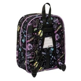 Mochila Infantil Monster High Negro 22 x 27 x 10 cm