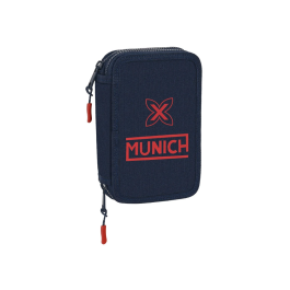 Plumier Doble Munich Flash Azul marino 12.5 x 19.5 x 4 cm (28 piezas) Precio: 11.88999966. SKU: B17RDBNV2F