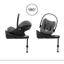 Silla de coche para bebé Cloud G CYBEX i-Size - Reclinable - Tejido transpirable - Homologación avión - Negro Luna