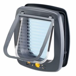 Ferplast FER8010690210766 Puerta para gatos Columpio 9 Gris, 26,2 x 10,2 x h 31,2 cm