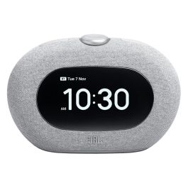JBL Horizon 3, Radio-Reloj Despertador con Bluetooth, Sintoniza DAB+/FM, Pantalla LCD, Color Gris