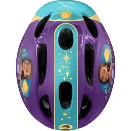 Disney DIS3496274671003 Casco Deportivo Infantil Wish Talla S Ajustable 53-56cm con Ventilación y Espuma Interna Confort