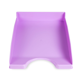 Q-connect Bandeja Sobremesa Lavanda Opaco 240x70x340 mm Plástico Alta Resistencia