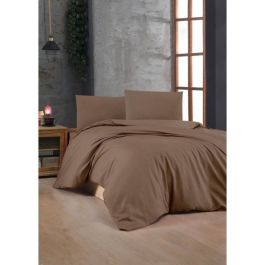 Juego de Cama ASI8684282599654 - 1 Funda Nórdica 220x240 cm + 2 Fundas de Almohada 60x60 cm - 100% Algodón Reforzado - Marrón Precio: 48.94999945. SKU: B12SCTR3BK