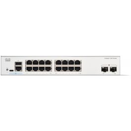 Cisco C1200-16T-2G Catalyst 1200 Switch Gestionado L2/L3, 16 puertos Gigabit Ethernet, 2 puertos SFP (1G)