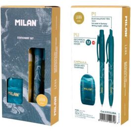 Milan Caja Regalo Serie Lava Con Bolígrafo P1, Portaminas Pl1 0.5 Y Afilaborra Capsule Azul Precio: 6.50000021. SKU: B19ZE67QX3