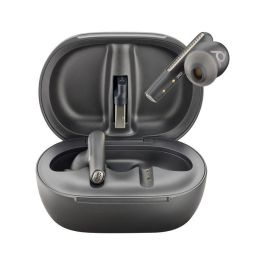 Poly Voyager Free 60+ UC Auriculares Inalámbricos Bluetooth 5.3 USB-C Negros con Estuche de Carga Táctil y ANC
