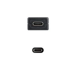 Nanocable 10.01.1312 Cable Alargador USB Tipo-C 3.2 Gen1 Activo con Amplificador USB-C Macho-Hembra, 10m Negro, 5 Gbps