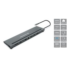 Conceptronic DONN17G Hub USB-C a 2xHDMI, 3xUSB-A, DP, Ethernet, SD/MicroSD, 100W, Gris Precio: 111.4999996. SKU: B1JHSARMMG