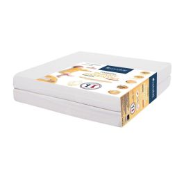 CANDIDE Colchón Plegable 2 Piezas Crudo - 60x120 cm CANDIDE Colchón Plegable 2 Piezas Crudo - 60x120 cm