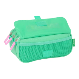 Portatodo Triple Benetton Mint Verde 21,5 x 10 x 8 cm