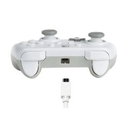 Mando con Cable PowerA para Nintendo Switch - Blanco Mate, Licencia Oficial, Diseño Ergonómico, Ref: 1517033-01 Mando con Cable PowerA para Nintendo Switch - Blanco Mate, Licencia Oficial, Diseño Ergonómico, Ref: 1517033-01