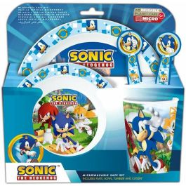 Set de plato, cuenco, vaso, cuchara y tenedor sonic (apto para microondas) Precio: 9.68999944. SKU: B169ZJBETK