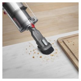 Dyson V15 Detect Fluffy Aspiradora Escoba 2 en 1 Sin Bolsa, Azul y Níquel, Cepillo Motorizado Fluffy, 60 min Autonomía