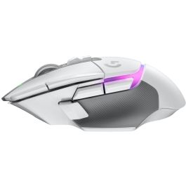 Logitech G502 X PLUS WHITE/PREMIUM EER2 - Ratón Gaming Inalámbrico Ligero con Iluminación RGB