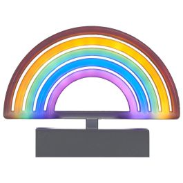 Home Deco Factory Neón Led A Pilas Arcoiris Colección Neon