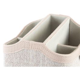 DKD Home Decor Portamandos Giratorio Romántico Lila de PU, Organizador para Mandos a Distancia y Control Remoto, 16x14x19 cm