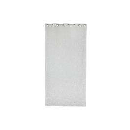 Cortina Romantico DKD Home Decor Blanco 260 x 140 cm (2 Unidades)