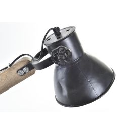 DKD Home Decor Lámpara Sobremesa 15 x 65 x 50 cm Marrón Negro Mango Metal