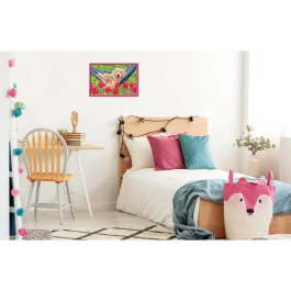 Ravensburger 25852 Kit de Pintura por Números CreArt Kids Labrador y Tulipanes (31 x 21 cm) a partir de 7 años