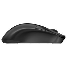 be quiet! Dark Perk Sym Gaming Mouse Inalámbrico 2.4GHz 32000 DPI RGB con Cable USB-C Recargable y Receptor, Óptico, Negro - Mando Derecho