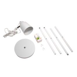 Saga SKD-F1008 Lámpara de Pie de Metal Minimalista, Moderna con Casquillo E27. Iluminación Decorativa para Salón, Dormitorio.