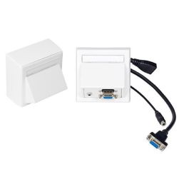 Vivolink Caja de pared con VGA, HDMI y audio 3.5mm, incluye caja Thorsmann, Blanca Precio: 42.50000007. SKU: B19SX2WYBV
