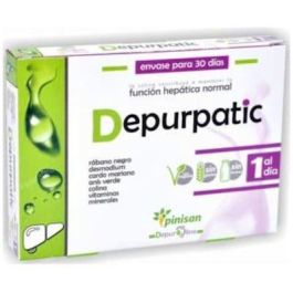 PINISAN Depurpatic 30 Cápsulas - Fórmula Vegana con Extractos de Plantas, Vitaminas y Minerales para la Función Hepática Normal Precio: 21.5000005. SKU: B1FSGB7G9A